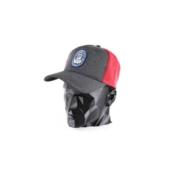 PAYO - GORRA OVAL ROJA & GRIS