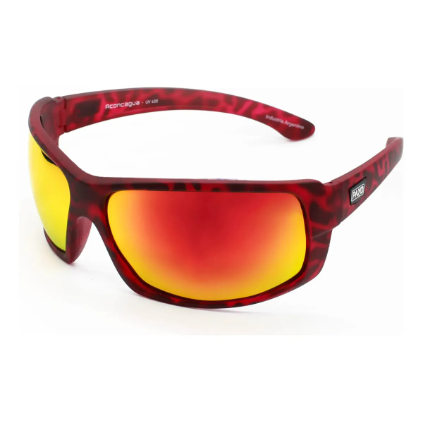 PAYO - Lentes Anteojos Payo Aconcagua Filtro Uv Lente Rubi Varilla Camo Rojo Armazón Camo Rojo Diseño Océano