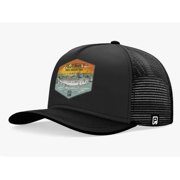 PAYO - Gorra Pesca Payo Pejerrey NEGRO