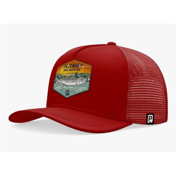 PAYO - Gorra Pesca Payo Pejerrey ROJO