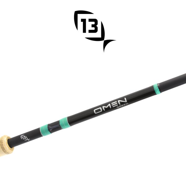 13 FISHING - Caña Omen Green