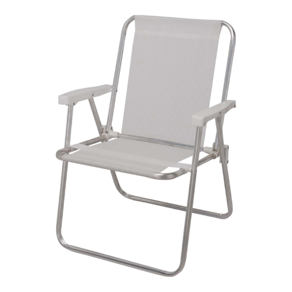 MOR - SILLON  ALUMINIO SANNET - BLANCO